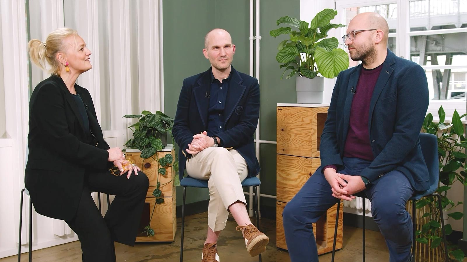 Event speakers left to right: Ute König-Stemmler, Visa, Director of Business Development, Joerg from Publk and Dr. Tim Hoppe from City of Magdeburg